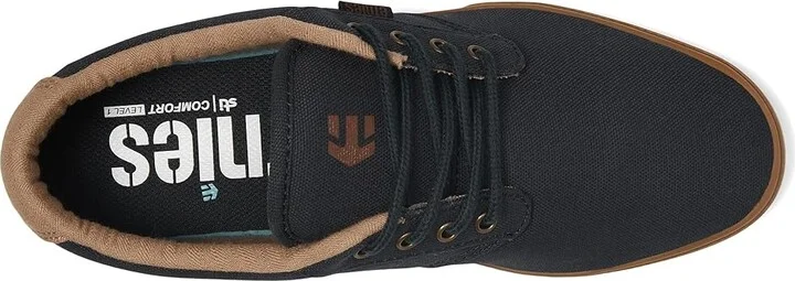 etnies Jameson 2 Eco Men's Skate Shoes (Vegan) Navy/Gum/Gold : 10 D - Medium, Canvas - Image 3