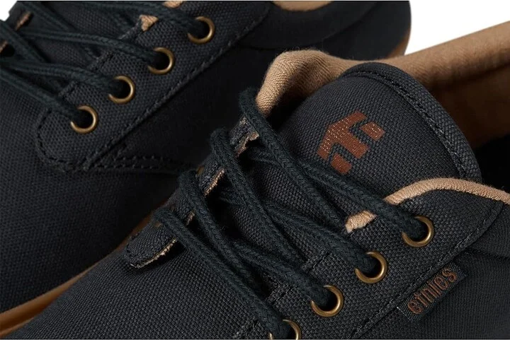 etnies Jameson 2 Eco Men's Skate Shoes (Vegan) Navy/Gum/Gold : 10 D - Medium, Canvas - Image 8