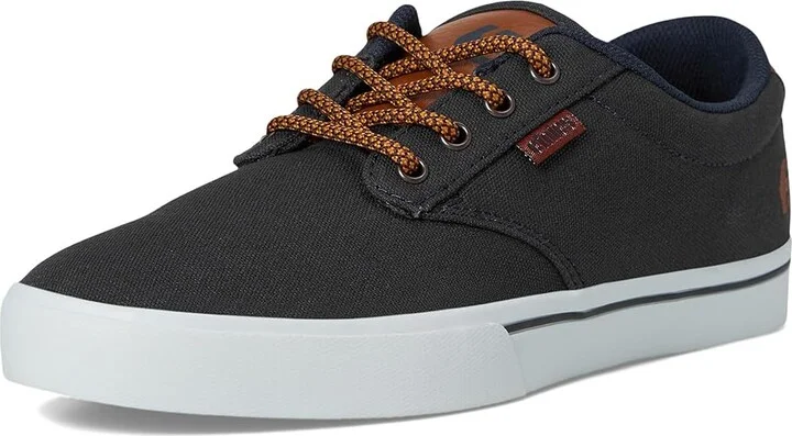 etnies Jameson 2 Eco Men's Skate Shoes (Vegan) Navy/Tan/White : 5 D - Medium, Canvas - Image 6