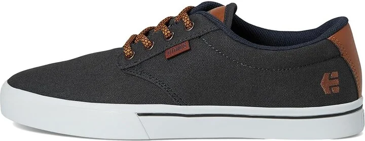 etnies Jameson 2 Eco Men's Skate Shoes (Vegan) Navy/Tan/White : 5 D - Medium, Canvas - Image 7