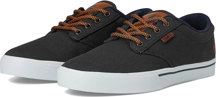 etnies Jameson 2 Eco Men's Skate Shoes (Vegan) Navy/Tan/White : 5 D - Medium, Canvas