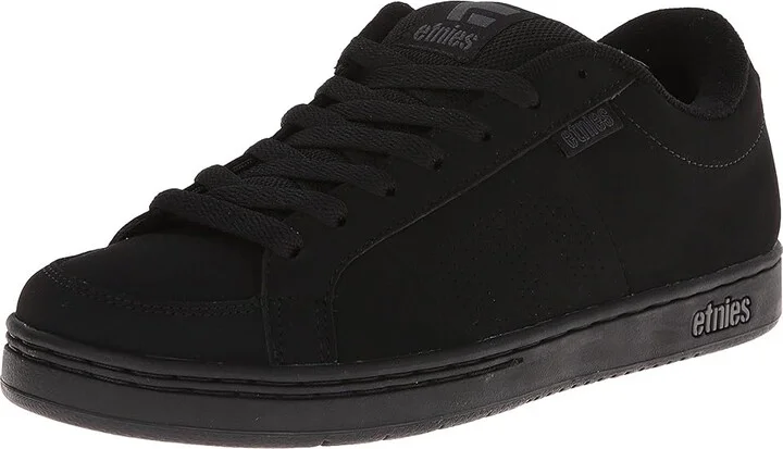 etnies Kingpin Men's Skate Shoes Black/Black : 5 D - Medium, Leather - Image 2