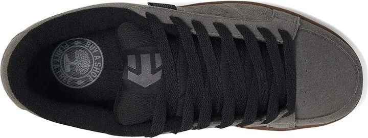 etnies Kingpin Men's Skate Shoes Grey/Black/Gum : 14 D - Medium, Leather - Image 2