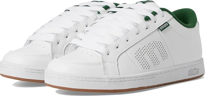 White,green