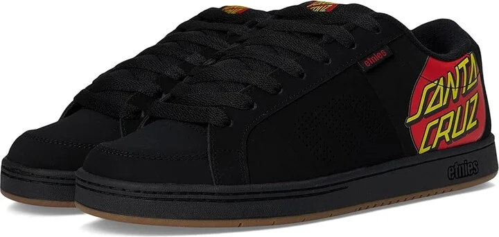 etnies Kingpin X Santa Cruz Men's Shoes Black : 14 D - Medium, Leather