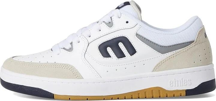 etnies Loot Men's Shoes White/Navy : 8 D - Medium, Suede - Image 6