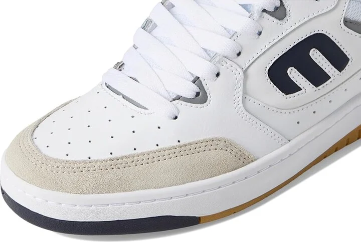 etnies Loot Men's Shoes White/Navy : 8 D - Medium, Suede - Image 7