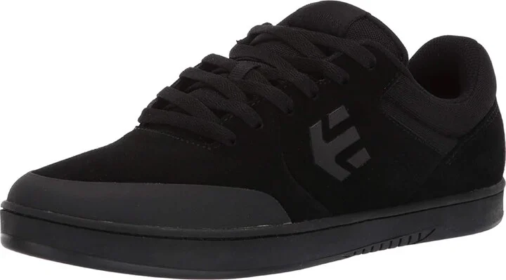 etnies Marana Men's Skate Shoes Black/Black/Black : 6.5 D - Medium, Suede/Textile - Image 2