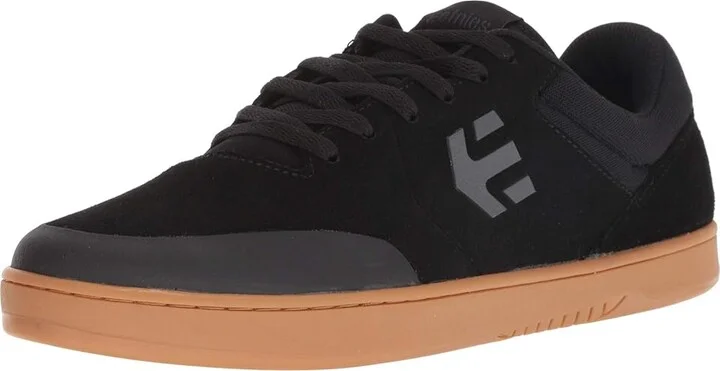 etnies Marana Men's Skate Shoes Black/Dark Grey/Gum : 10 D - Medium, Suede/Textile - Image 2