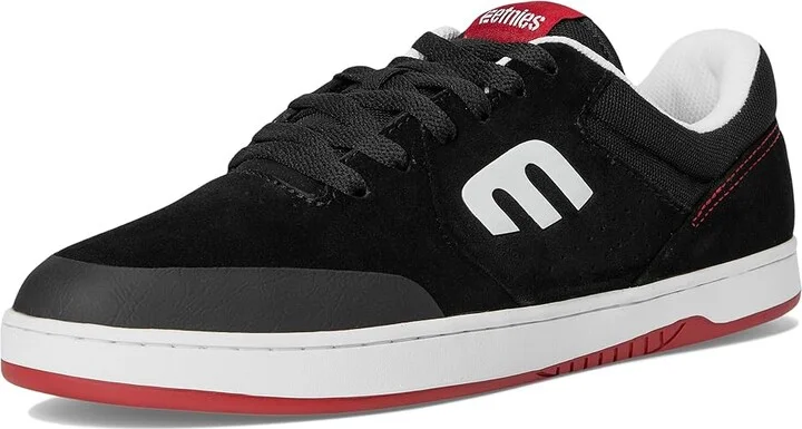 etnies Marana Men's Skate Shoes Dark Grey/Black/ Red : 12 D - Medium, Suede/Textile - Image 11