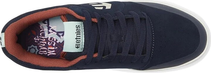 etnies Marana Men's Skate Shoes Navy/Brown/White : 10 D - Medium, Suede/Textile - Image 2