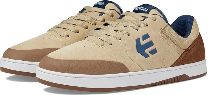 etnies Marana Shoes Brown/Tan/Blue : US Men's 7.5 - US Women's 9 Medium, Rubber/Suede