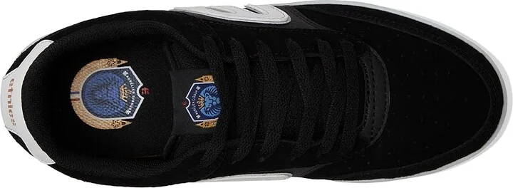 etnies The Aurelien Men's Skate Shoes Black/White : 10 D - Medium, Suede/Synthetic - Image 2