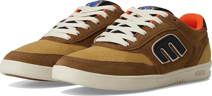 etnies The Aurelien Men's Skate Shoes Brown/Tan/Black : 14 D - Medium, Rubber/Suede