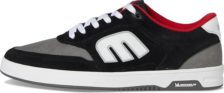 etnies The Aurelien Michelin Men's Skate Shoes Black/Grey/White : 7 D - Medium, Suede - Image 6