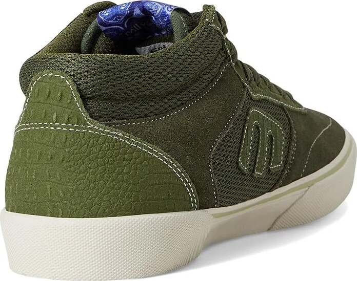etnies Windrow Vulc Mid Men's Shoes Green : 8 D - Medium, Leather/Textile - Image 4