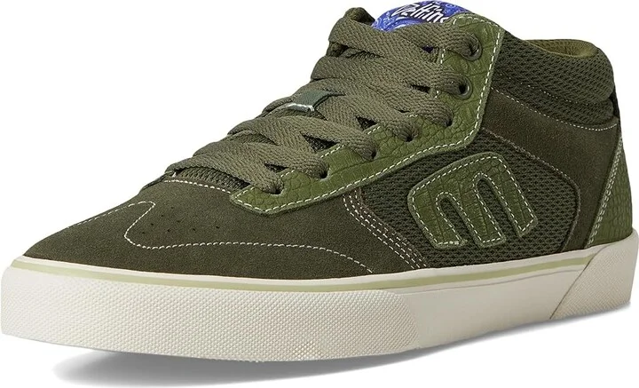 etnies Windrow Vulc Mid Men's Shoes Green : 8 D - Medium, Leather/Textile - Image 5