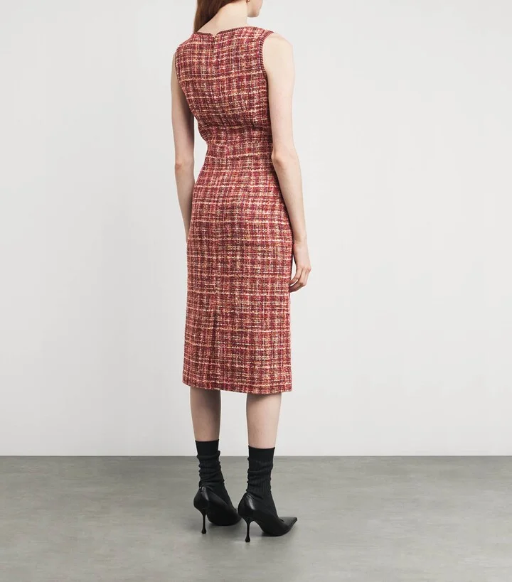 Etro Tweed Tailored Midi Dress - Image 4