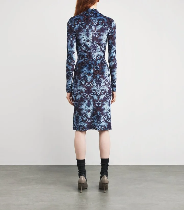 Etro Velvet Baroque Midi Dress - Image 3