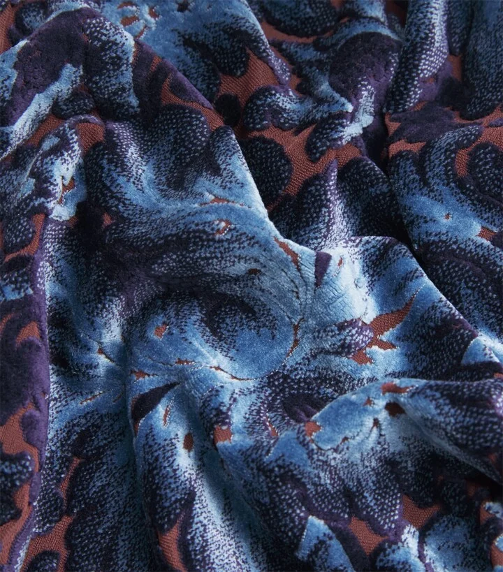 Etro Velvet Baroque Midi Dress - Image 5