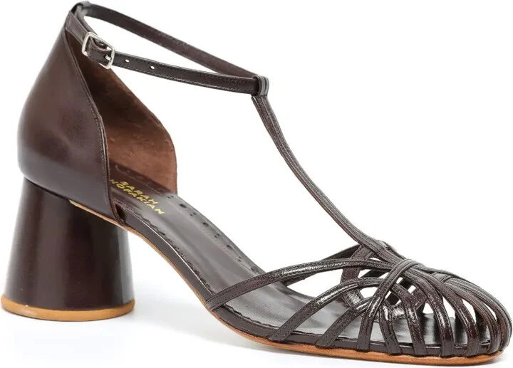 Eugenie 65mm caged leather pumps - Image 2