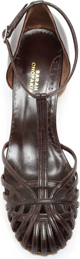 Eugenie 65mm caged leather pumps - Image 4