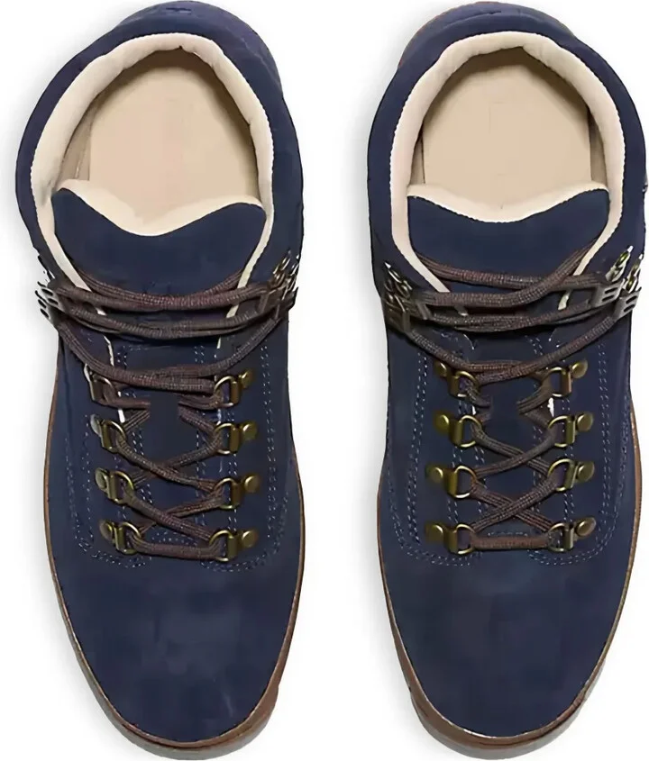 Euro Hiker Mid "Dark Blue Suede" boots - Image 4