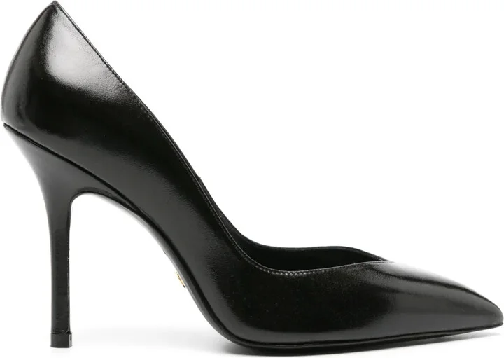 Eva 100mm leather pumps