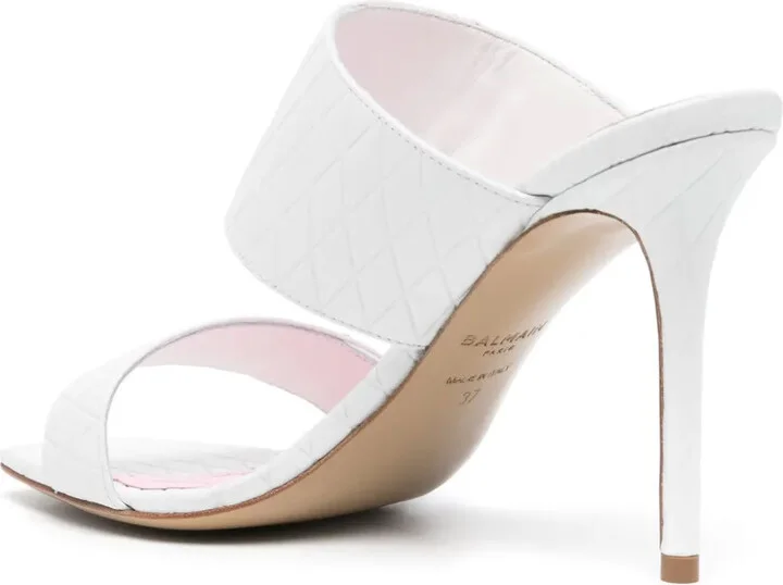 Eva 100mm leather sandals - Image 3