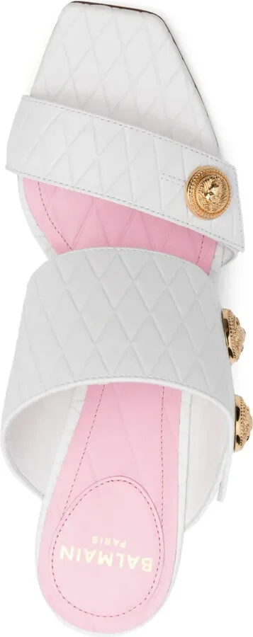 Eva 100mm leather sandals - Image 4