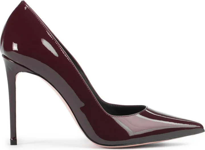 Eva 100mm patent-leather pumps