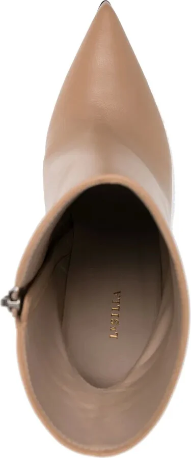 Eva 120mm leather ankle boots - Image 4