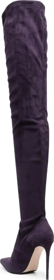Eva 120mm suede thigh-high boots - Image 3