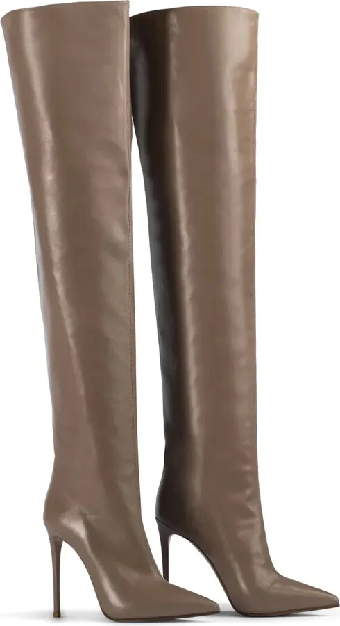 Eva 120mm thigh-high leather boots - Image 2