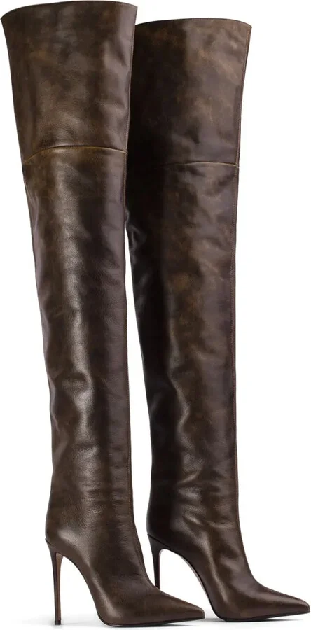 Eva 120mm thigh-high leather boots - Image 2