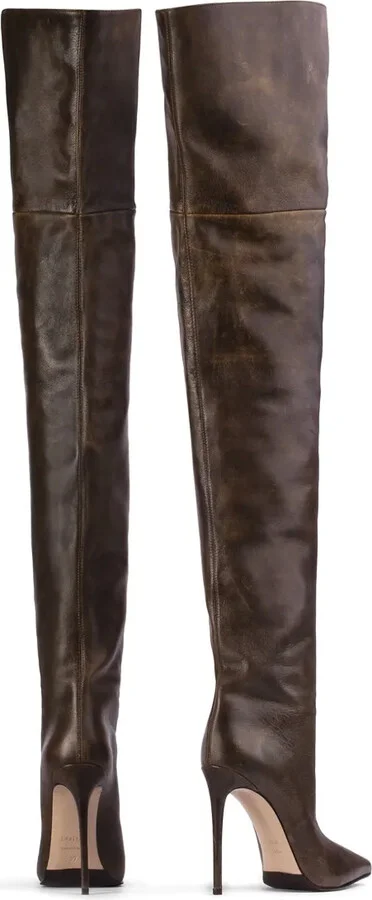 Eva 120mm thigh-high leather boots - Image 3