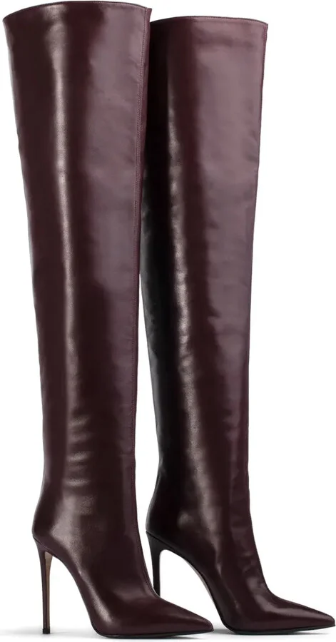 Eva 120mm thigh-high leather boots - Image 2