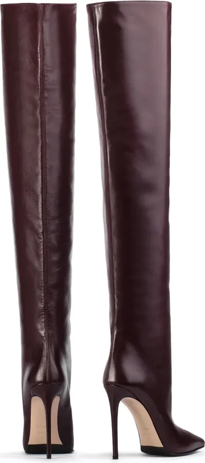 Eva 120mm thigh-high leather boots - Image 3