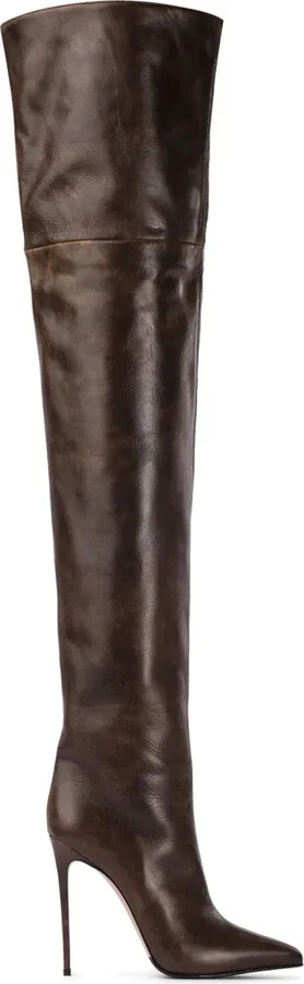 Eva 120mm thigh-high leather boots