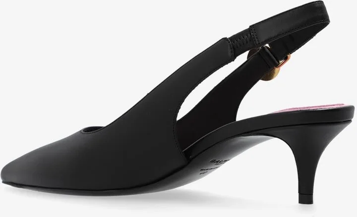 Eva 50 Calf Leather Slingback Pumps - Image 2
