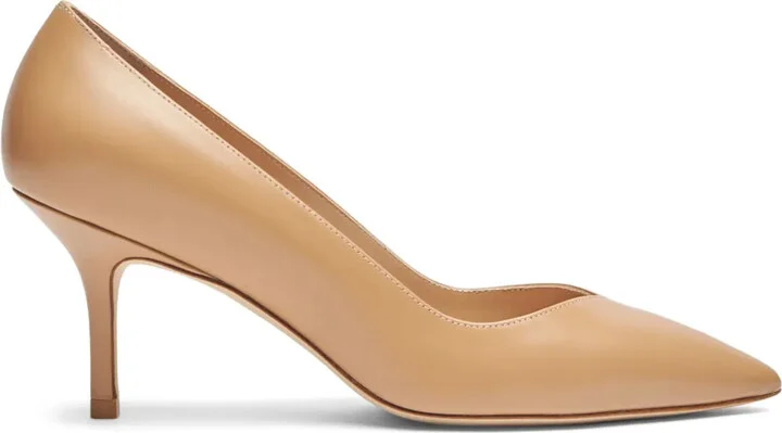 Eva 50mm leather pumps