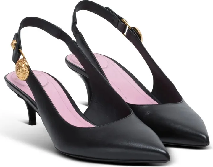 Eva 50mm leather slingback pumps - Image 2