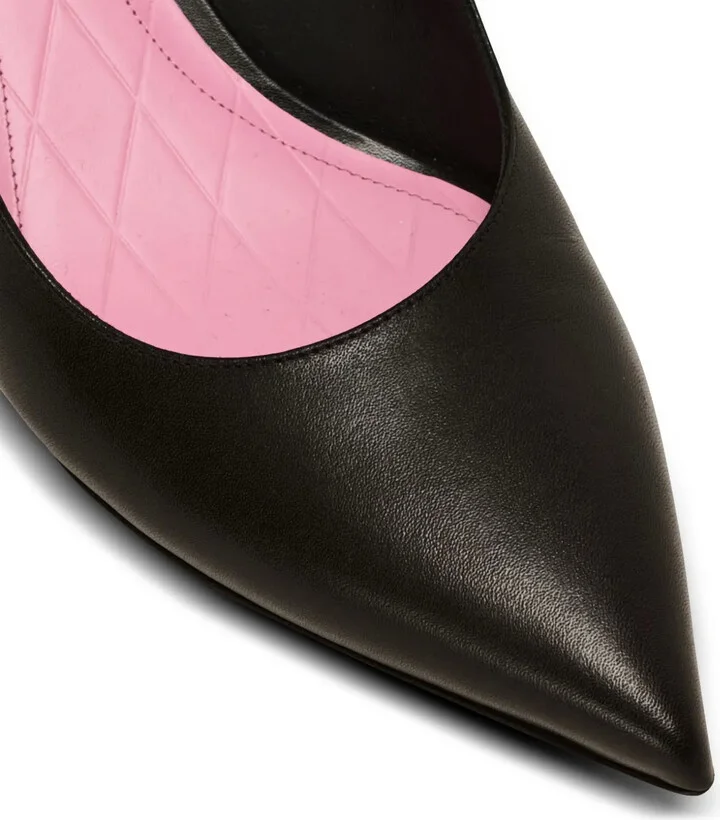 Eva 50mm leather slingback pumps - Image 5