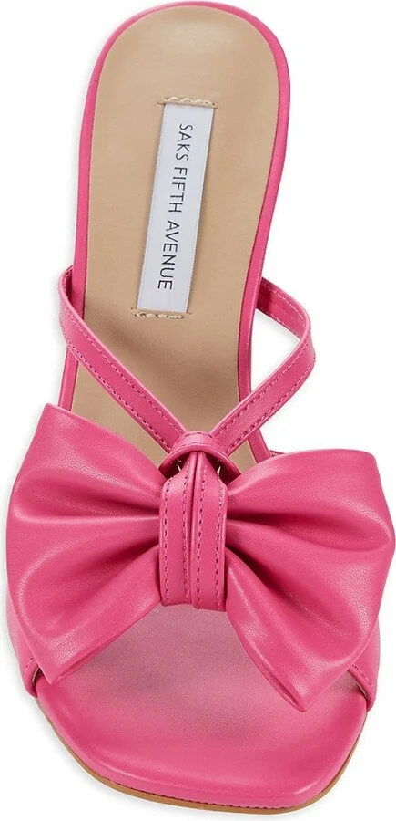 Eva 70MM Bow Detail Slide Sandals - Image 5
