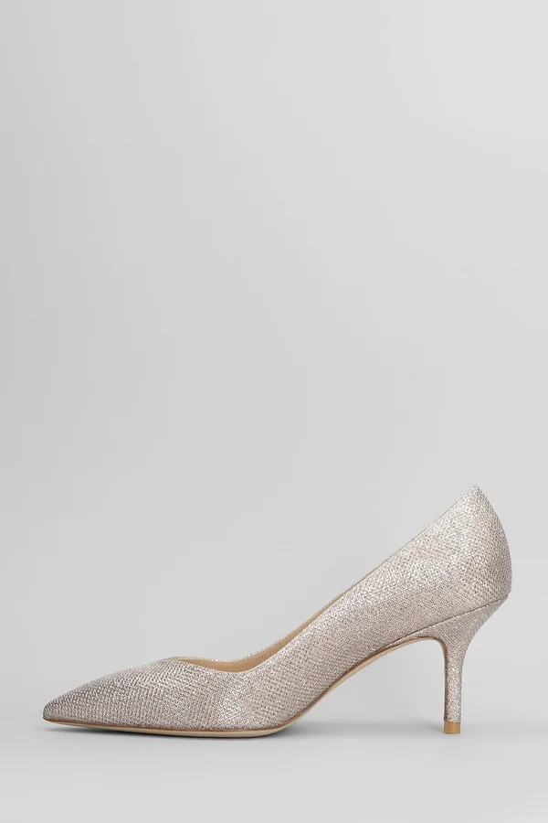 Eva 75 Pumps In Gold Leather - Image 3