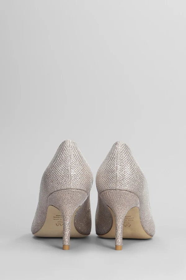 Eva 75 Pumps In Gold Leather - Image 4