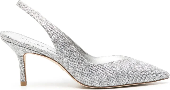 Eva 75mm slingback pumps