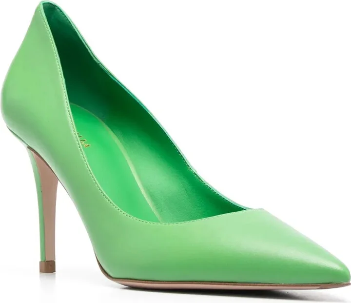 Eva 80mm leather pumps - Image 2