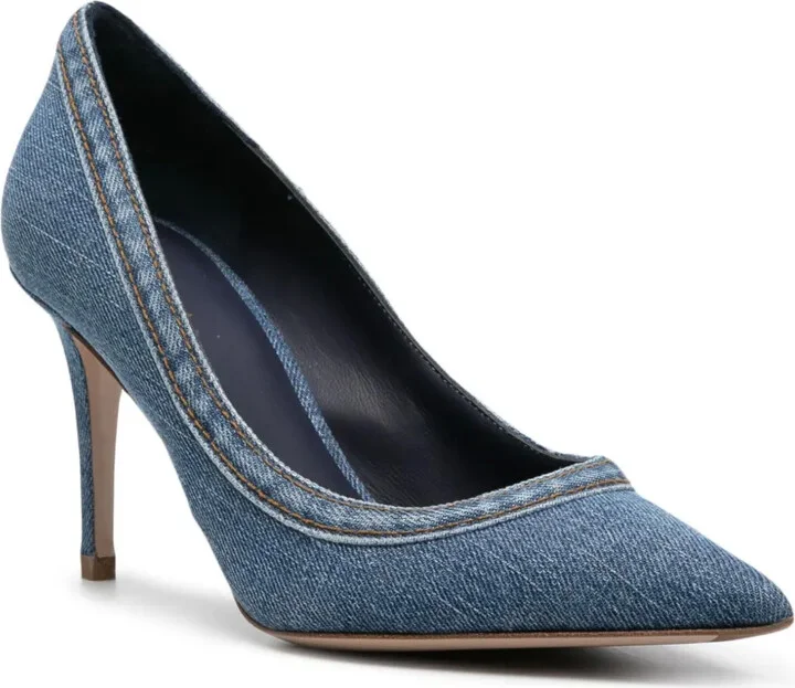 Eva 90mm denim pumps - Image 2