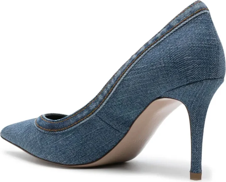 Eva 90mm denim pumps - Image 3